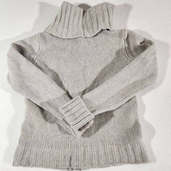 Brandy Melville Wool Blend Sweater Women Small Cream Cardigan Girl - Picture 5 of 9